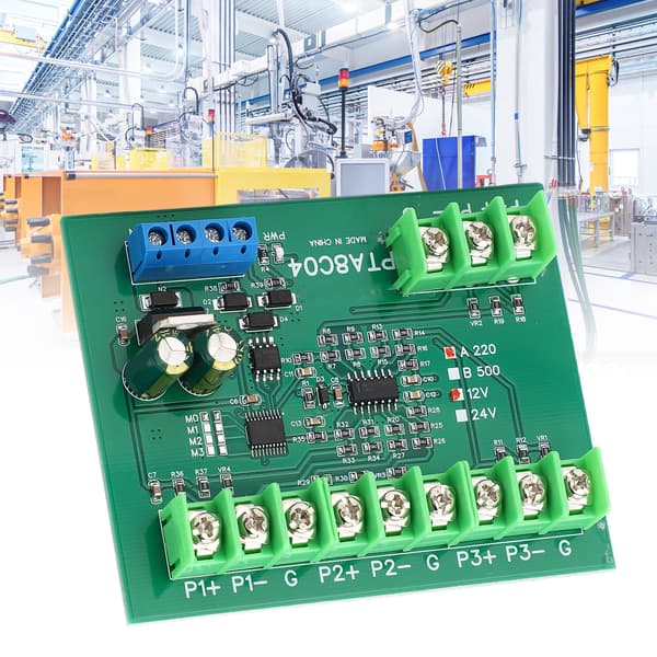 4-kanals PT100 RTD RS485 Temp Transmitter Modul Modstand Datalogger A220 -40-220℃ 12V DC