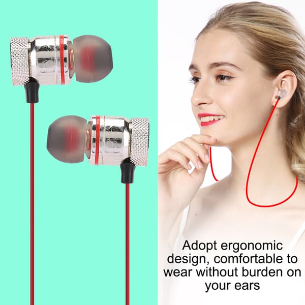 Langaton Bluetooth-urheilukuuloke InEar-melunvaimennuskuuloke (punainen)