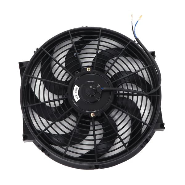 14 tommer universal elektrisk kølerkøleventilator monteringssæt 12V 90W slank ventilator push pull