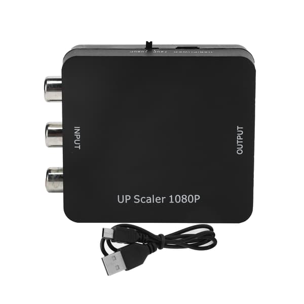 AV till HD Multimedia Interface-omvandlare Bärbar DVD-spelare Ljudvideoadapter för NTSC/PAL