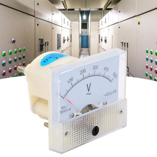 85L1 AC Voltmeter 0-500V Pointer Gauge Elektrisk Spændingstesterenhed