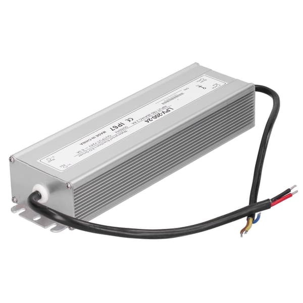 LED-drivrutin 200W Vattentät Transformator 24V DC Strömförsörjning för Utomhusbelysning