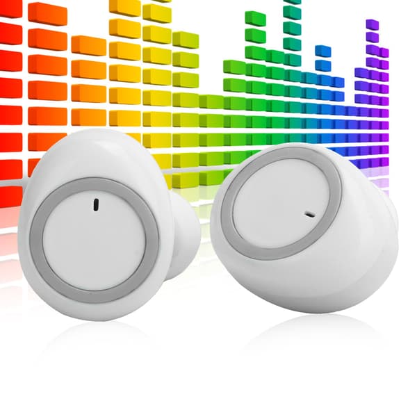 Y50 Trådløs Bluetooth-øretelefon Bluetooth-ørepropper Stereo-hovedtelefon Bluetooth 5.0-headset Hvid