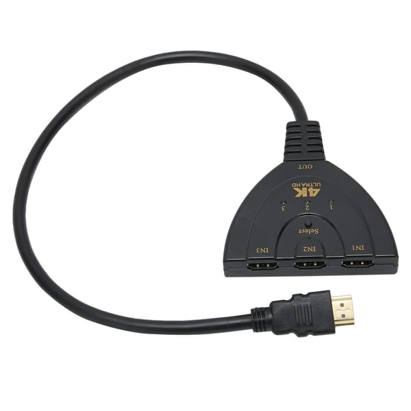 HighDefinition Multimedia Interface 4K Switcher 3 In 1 Out 4Kx2K Switcher SplitterCable Splitter
