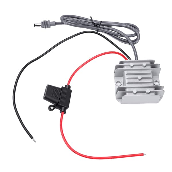 DC Boost Converter 12V/24V til 30V 3.5A Step-Up Strømadapter til Mini Router, med sikring, 5.5x2.1mm