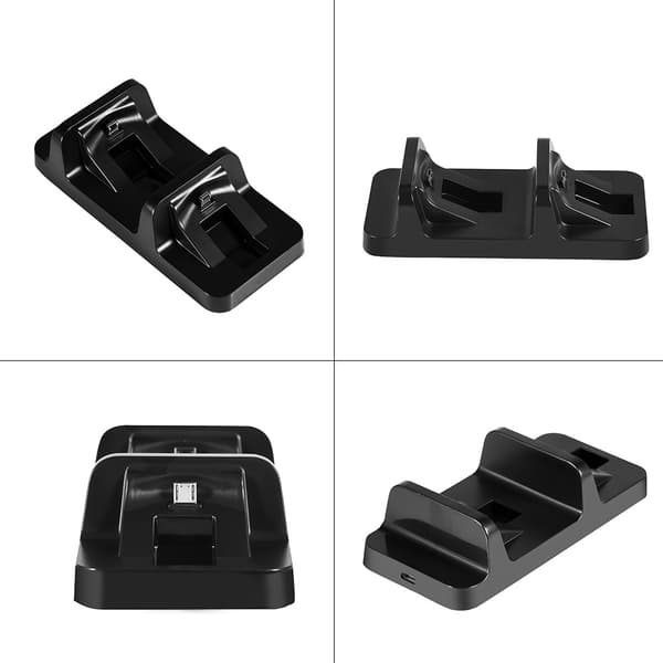Dobbelt opladningsdockingstation USB-oplader til PlayStation 4 PS4-spilcontroller