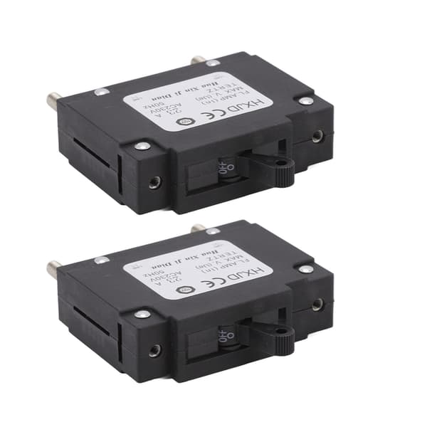 2-pak 23A afbryder sikkerhedsafbryder til benzingeneratorer 230V