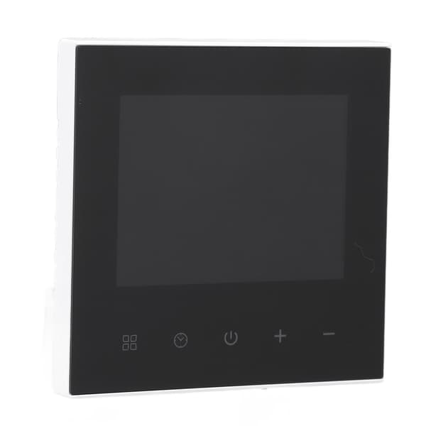 Programmerbar WIFI-termostat LCD-pekskärm APP Röststyrning Temperaturregulator 100‑240V Dold installation