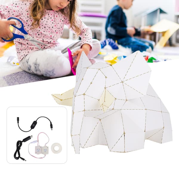 Boardattack Papercraft Kit USB-driven DIY Handgjorda Pedagogiska Leksaker för Barn