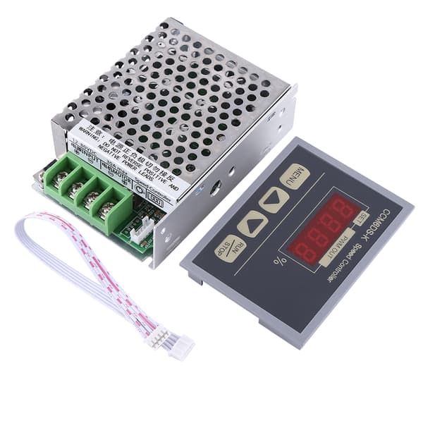 12-80V DC 30A PWM Motorhastighedsregulator, Digitalt Display, Variabel Controller