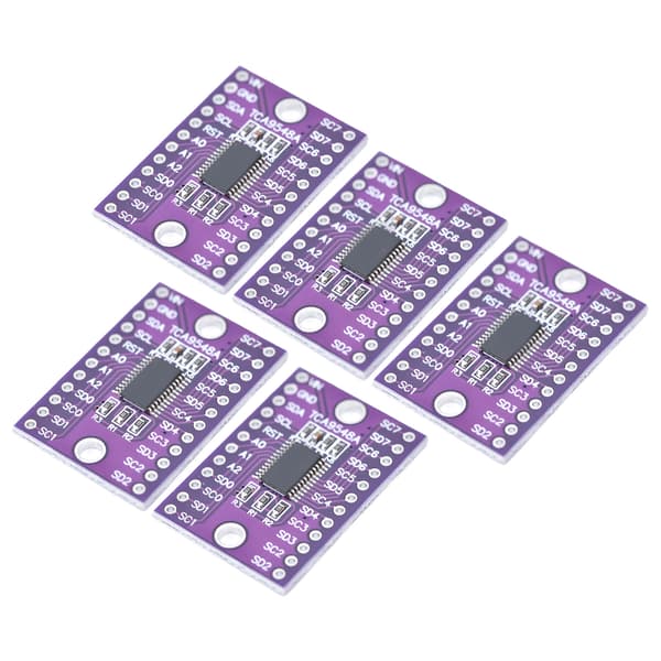 5 stk. TCA9548A I2C Multiplexer Breakout Board 1-til-8-kanals udvidelsesmodulsæt til Arduino DIY