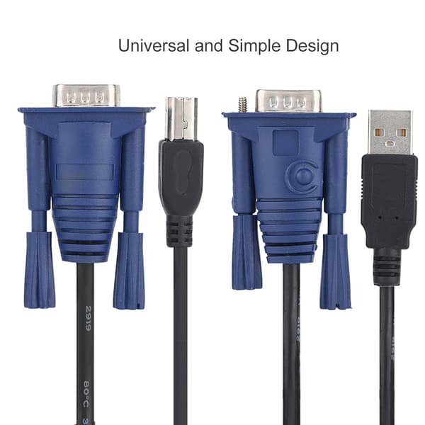 1,5M USB 2.0 KVM-switchkabel Multifunktionell kabel bekväm för PC-dator