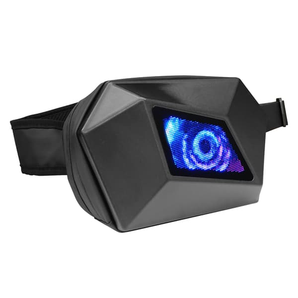LED Sling Bag Bluetooth APP Tilpasselig Vandtæt Hard Shell Taljetaske til Cykling og Udendørs Eventyr