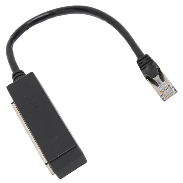 RJ45 Ethernet Splitterkabel Ét Punkt Fire Ethernetkabel Splitter ABS PCB RJ45 Splitteradapter til Bærbar Computer