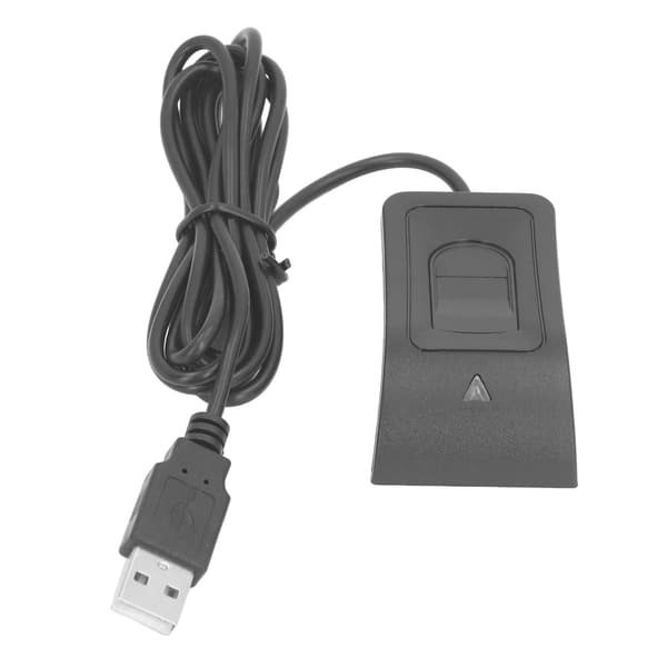 Fingeravtrycksläsare USB Kapacitiv Biometrisk Läsare för Windows 10, 5V DC, Svart
