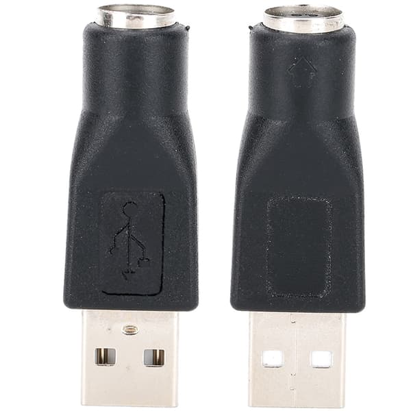 5 STK USB Han til til PS/2 Hun Adapter Konverter til Tastatur Mus med til PS/2 Interface