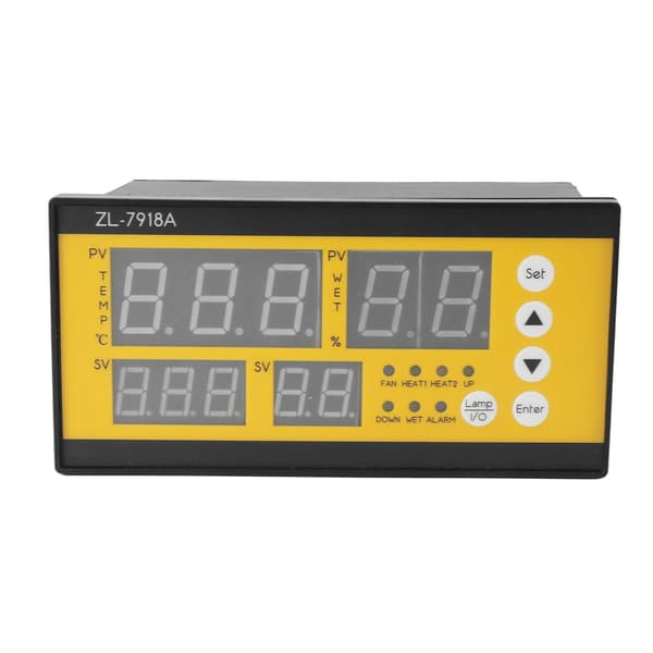 Inkubator Temperatur Fugtighedssensor LED Lys Speciel Engelsk Controller til Inkubator 100‑240V