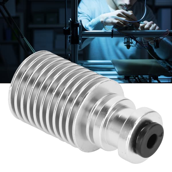Kølepladeekstruder Sølv Rustfrit Stål 1,75 mm Filament Opgraderingstilbehør til 3D-printer