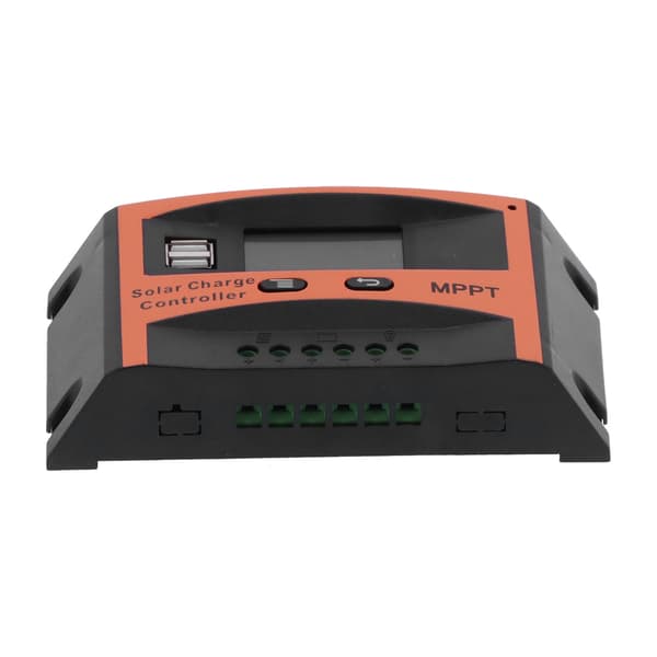 MPPT Solar Charge Controller 60A, 12V/24V Auto, Dobbelt USB-udgang, PV Panel Batteriregulator