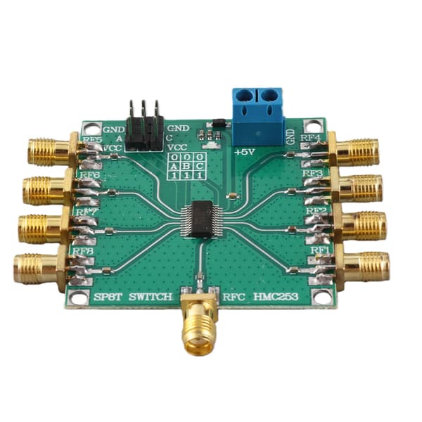 RF 8-vejs SP8T ikke-reflekterende switch HMC253 2,5 GHz TTL SMD-komponent