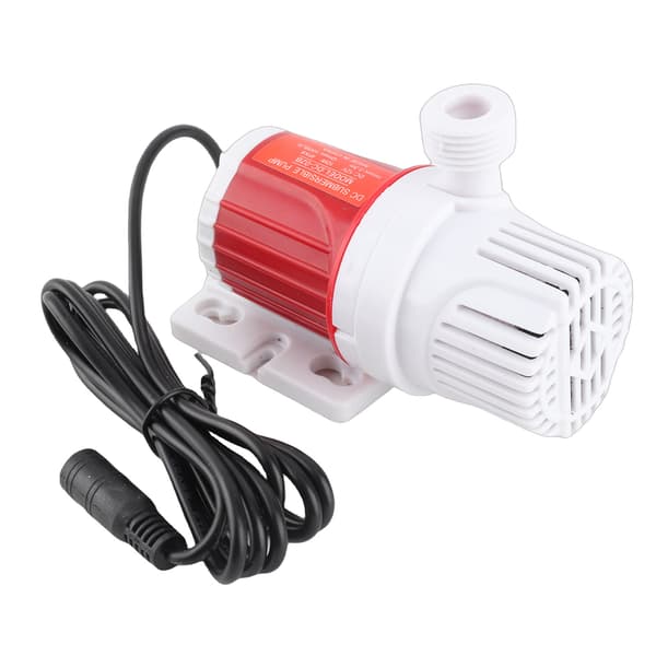 Borstlös dränkbar vattenpump Tyst DC12V 10W 3.3M lyfthöjd Mini Akvarium