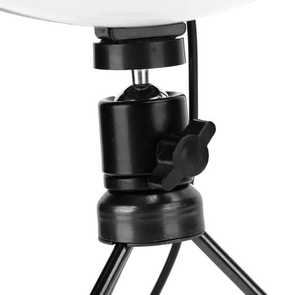 10 tommer USB-bordfyldlys LED-ringlys med trekantet beslag til live-udsendelse