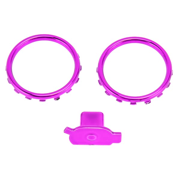 Dekorative accentringe til Xbox Elite Series 2 Controller Matte Chrome Switch Buttons Udskiftningsdele Lilla