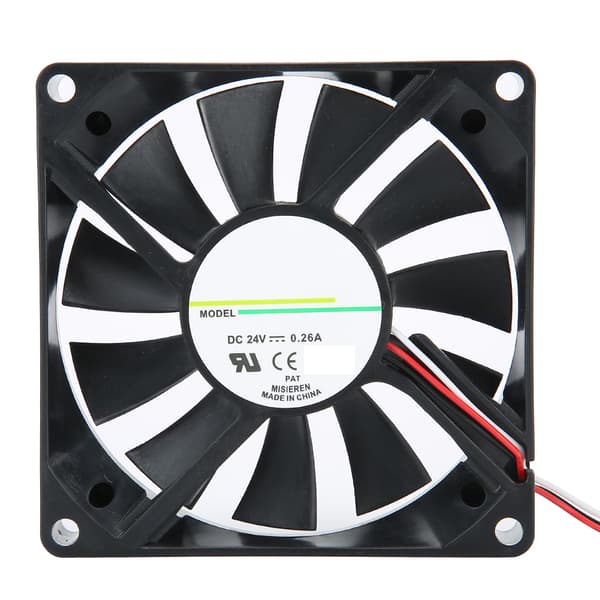 8 cm 24V 0,26A Køleventilator 4800RPM Køler Køleplade til Mainframe Box Syd- og Nordbro