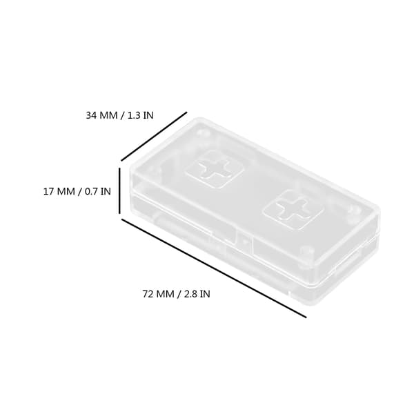 ABS-muovikotelo suojakuori Raspberry Pi Zero W / 1.3:lle (läpinäkyvä)