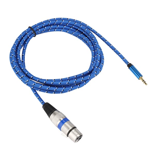 3,5 mm stereo till XLR hona ljudkabelkontaktadapter patchkabel 3 meter
