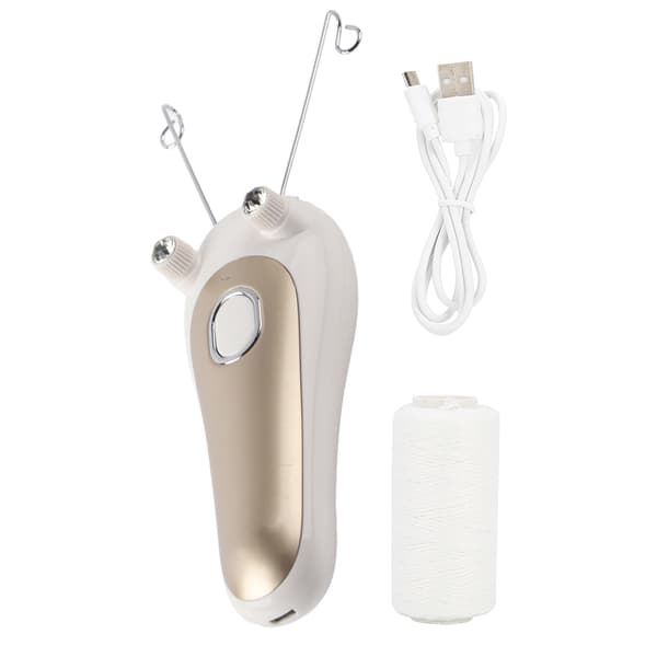 Elektrisk tråd-epilator Fysisk trådfjerner til ansigt, arm, ben, guld