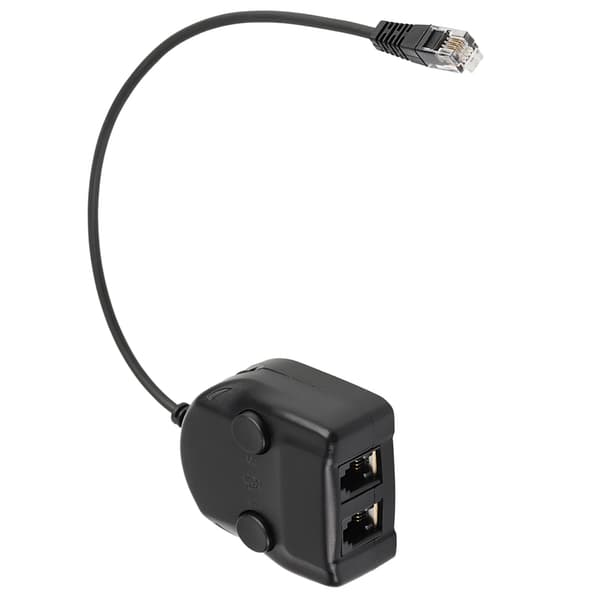 Kristallheadset Telefon Träningsbox Splitteradapter Volymkontroll Intelligent Ljud Stängd