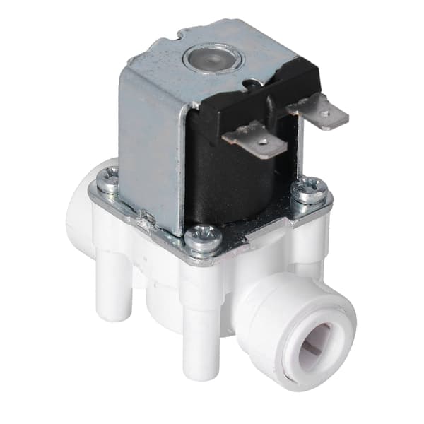 12V DC 3/8 tum snabbkoppling plastmagnetventil, normalt stängd elektrisk ventil