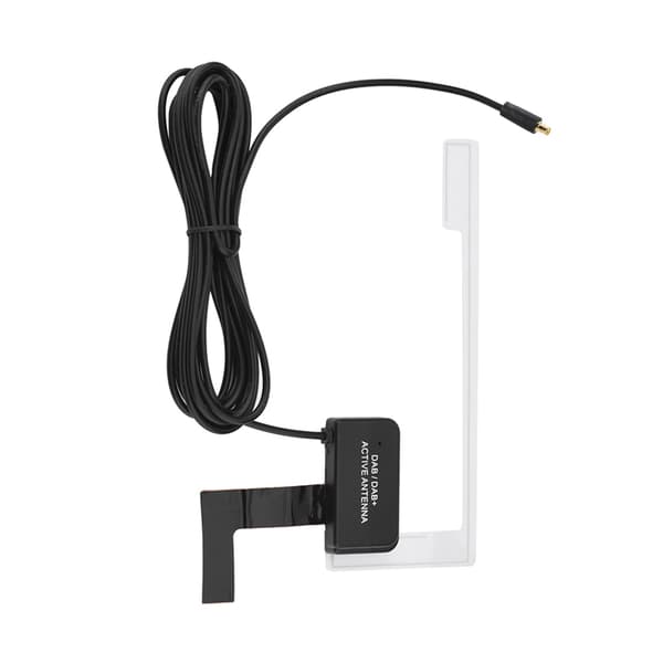 DAB Digital Bilradio Antenn Glasmontering MCX Hankontakt