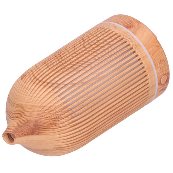 200 ml Mini Aroma Diffuser med Trækorn og Natlys USB-drevet Hul Befugter 5V