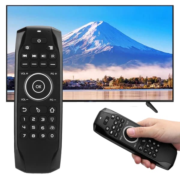 Air Remote Mus med Bluetooth 5.0 Baggrundsbelysning til Android TV Box Kontrol G7BTS Computertilbehør