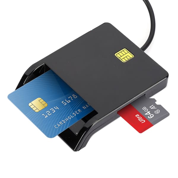 USB2.0 multifunktionell smartkortläsare för M2 / MS / Bank / ID / SIM-minne / CAC-kort