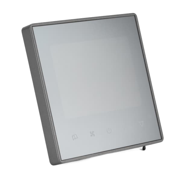 Digital Termostat LCD-skærm Touchscreen Smart Aircondition Temperaturregulator til Hjem Hotel AC220V Grå