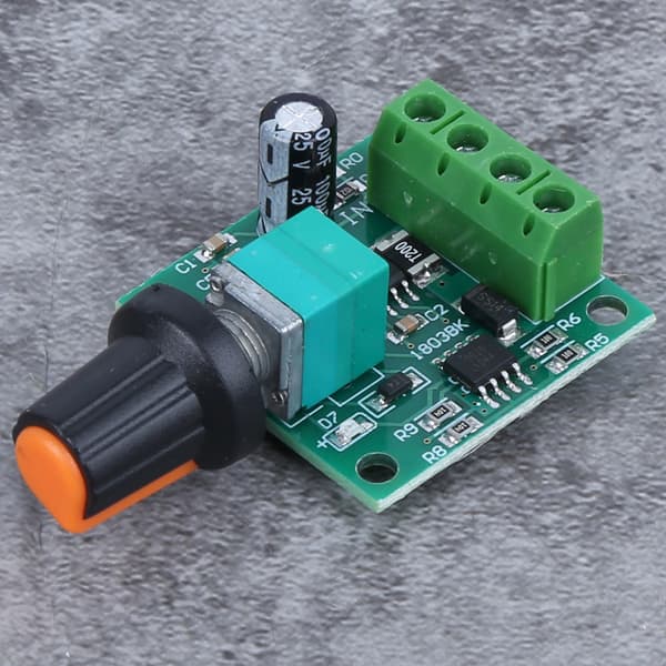 2st 1.8V-12V 2A PWM DC Motorvarvtalsregulator Lågspänningsdimmerbrytare 1803BK