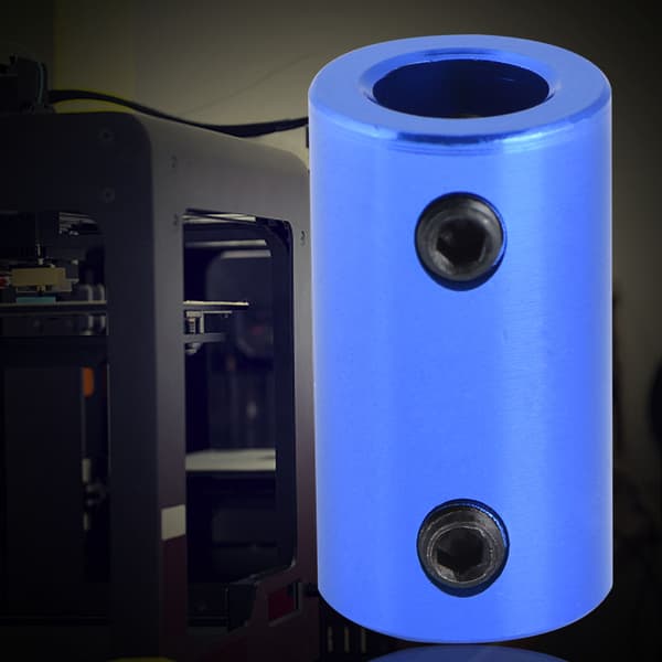 Aluminium Stepper Motor Akselkobling Koblingstilbehør til 3D-printer 5*8mm