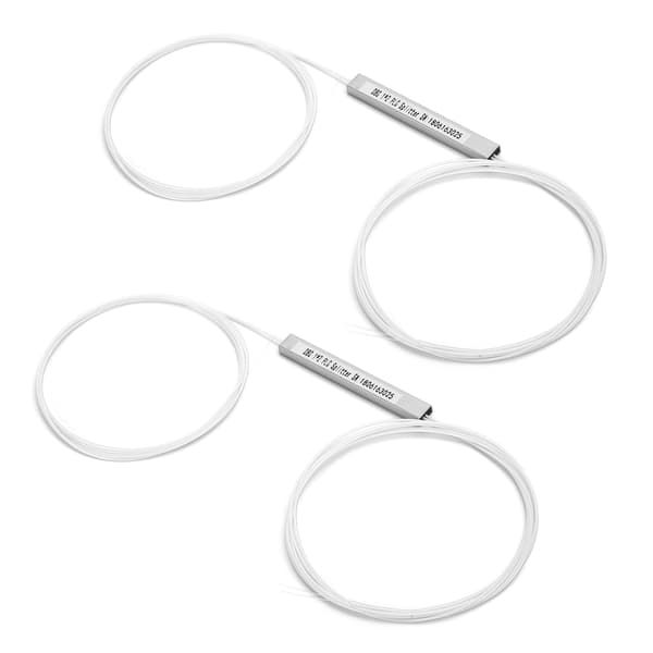 2 stk. PLC Splitter Bar Fiber Uden Stik Single Mode Strømstyring Computer Periferiudstyr (1 x 2)