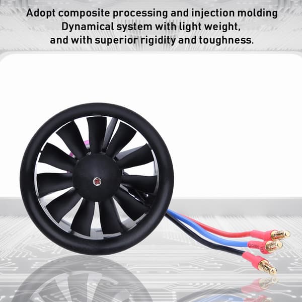 Til EDF 50mm 11-bladet ventilatorpropel med motor til RC flymodel tilbehør KV4300 4S