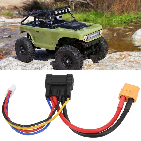 Til TRX-3S stik til XT60 stik Lipo batterioplader adapterkabel til RC bil/fly