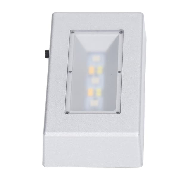 LED Display Base Multi Mode Belysning Sølv Rektangulær LED Lys Display Base med USB-kabel til Smykker Krystaller
