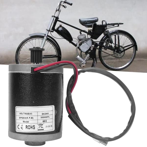 6812 Kvalitet 24V 100W DC Synkroniserende Hjul Elmotor til Elcykel Scooter