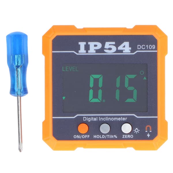Digital Magnetisk Inklinometer Vinkelmåler med LCD-display, Automatisk Slukning, Vaterningsværktøj