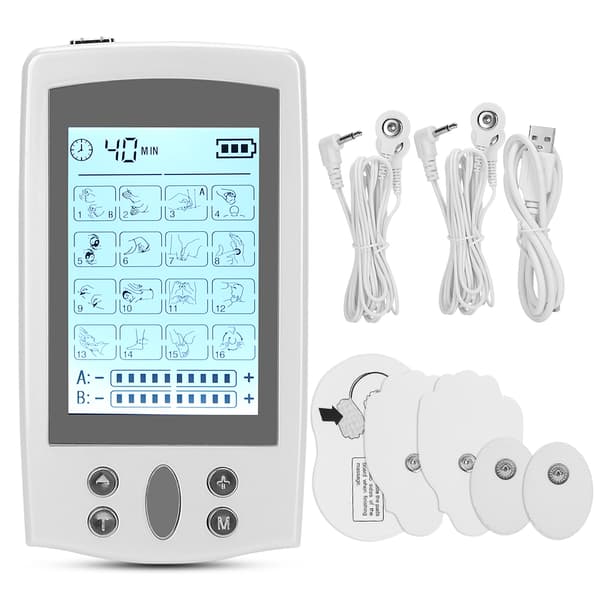 Multifunktionel TENS Fysioterapi Maskine Muskelstimulator Smertelindrende Pulsmassager