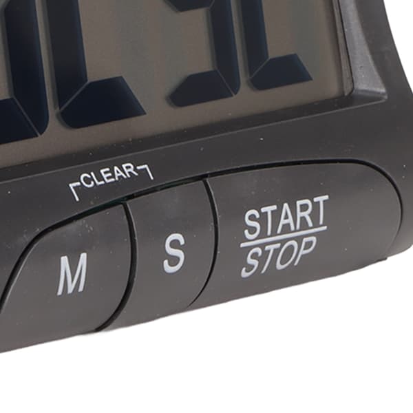 2 st magnetisk digital timer nedräkningsklocka med stor LCD-display för köks- och kontorsbruk