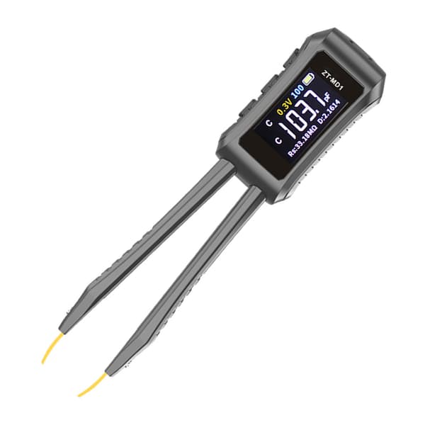 Digital Multimeter Pincet Komponenttester SMD Modstand Kondensator Induktor Auto Detect Måler