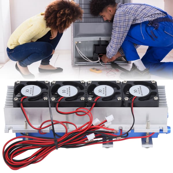 Termoelektrisk køler 288W Peltier 12V DC halvleder luftkøler DIY kølesæt